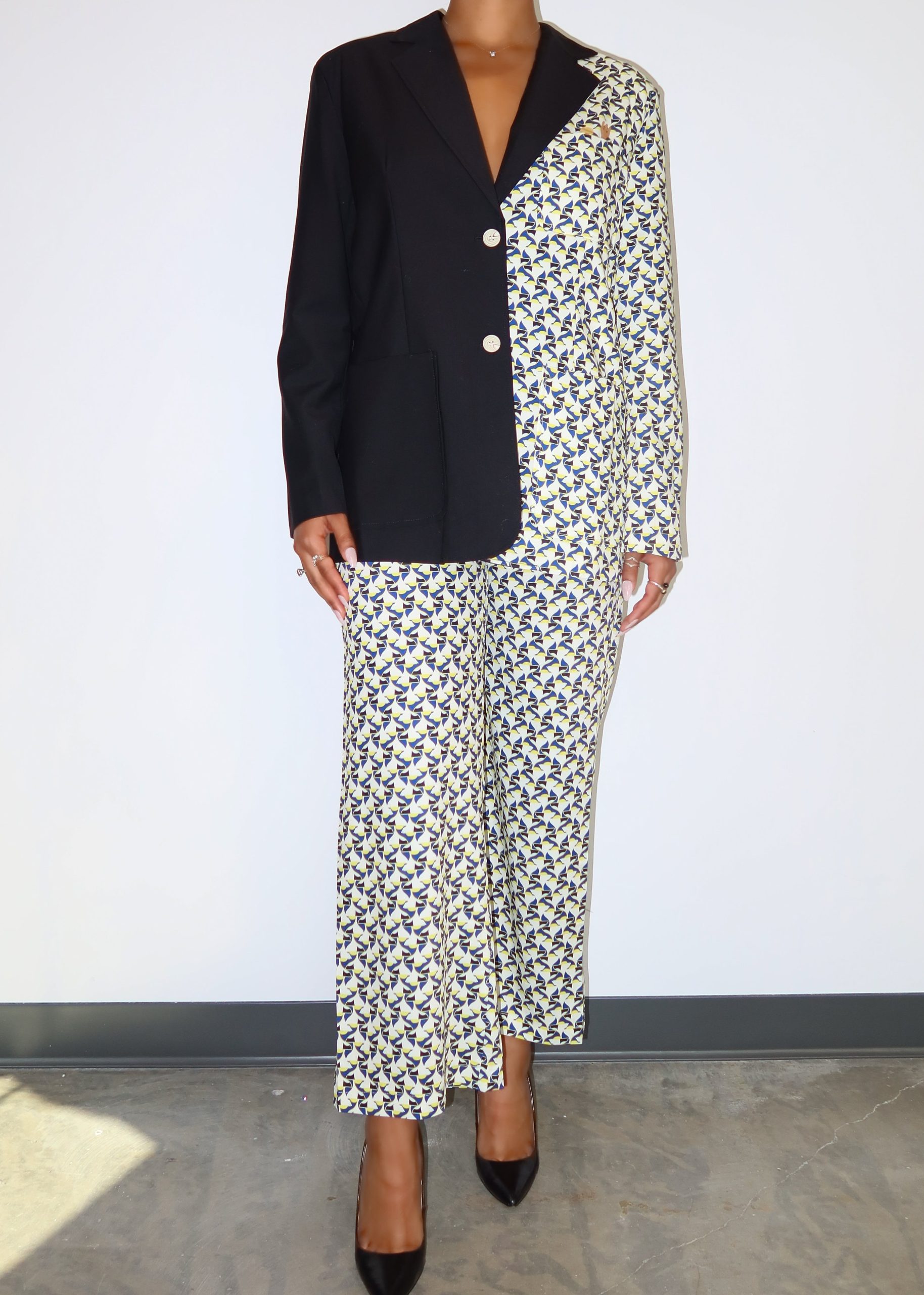Alana Contrast Suit